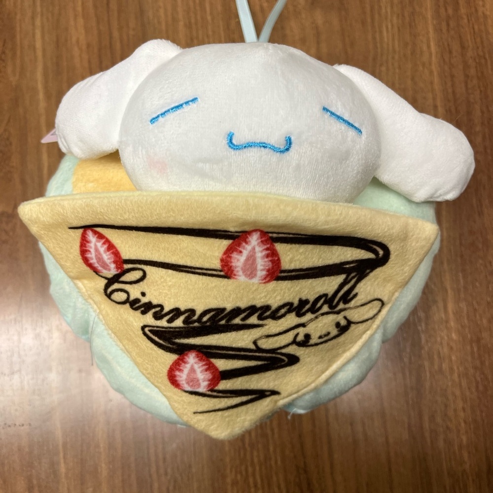 Cinnamoroll Food Comforter Plush toy Crepe